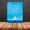 Segelboot Metallschild XL in 21x28 cm mit Spruch Segel Produktbild-Vorschau 4