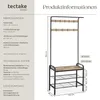 tectake® Garderobenständer Wichita inklusive Kippschutz, Produktbild-Vorschau 7