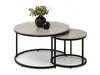Couchtisch-Set JACEK – Beton/schwarz Produktbild-Vorschau 1