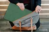 MuchoWow® Laptop Hülle 13 Zoll Leder - Blau - Tierhaut Produktbild-Vorschau 6