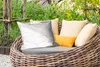 MuchoWow® Outdoor Kissen - Marmor - Weiß - Linie - Muster - Produktbild-Vorschau 3