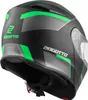 Bogotto V271 Delta Klapphelm, schwarz matt/grün, XS Produktbild-Vorschau 4