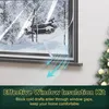 Fensterisolierfolie 100 x 100 cm - mit Klettverschluss - Produktbild-Vorschau 5