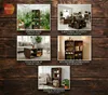 A collage of images showcasing wooden crates used in various home and shop settings. Náhled obrázku produktu