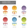 Summer Stripes 6er Set Snack- & Dip-Schälchen 12cm 220ml 6 Produktbild-Vorschau 4