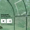 Outsunny Gewächshaus, 180 x 180 x 200 cm Foliengewächshaus Produktbild-Vorschau 7