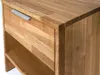 Nachttisch Eiche Massivholz mit Schublade und Ablage Produktbild-Vorschau 9