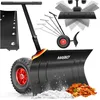 MASKO® Schneeschaufel auf Rädern höhenverstellbar - 5-Fach Produktbild-Vorschau 1