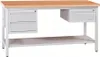 Gürkan Werkbank lichtgrau 3 Schubladen 120,0 x 60,0 x 84,0 Produktbild-Vorschau 1