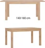 Esszimmer Set Sideboard und Esstisch ausziehbar 140-180 cm Produktbild-Vorschau 2