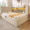 okwish L-förmiges Schlafsofa 90x200 Einzelbett mit Produktbild-Vorschau 3