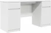 vidaXL Scrivania con cassetti bianchi 140 x 49 x 76 cm Anteprima dell’immagine prodotto 1