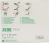 Back of packaging showing diagrams of how to use elastic tubular net bandage in multiple languages. Voir les images du produit
