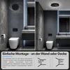 EBERG AXO 100 B Badlüfter 100 mm Rückstauklappe Schwarz Produktbild-Vorschau 7