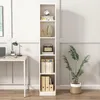 Bibliothèque, blanche, haute, classeurs, bureau, salon, Voir les images du produit 5