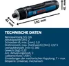 Tournevis sans fil 3.6V GO - BOSCH - 06019H2201 Voir les images du produit 13