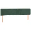 LED Kopfteil Dunkelgrün 183x16x78/88 cm Samt Produktbild-Vorschau 3