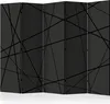 5-teiliger Doppelseitiger Vlies Paravent - Dark Produktbild-Vorschau 1