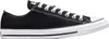 A studio shot of a black Converse All Star shoe. Voir les images du produit