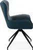 finori Blake 70A Stuhl, 2er-Set, Cord dunkelblau + Stoff Produktbild-Vorschau 3
