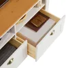 TV Lowboard BOLTON aus massiver Kiefer in weiß/braun, TV Produktbild-Vorschau 11