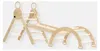 Buxibo Mini Klettergerüst – Holz Kletterbogen mit Rutsche Produktbild-Vorschau 1