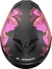 LS2 FF820 Rapid III Poppies Casco, nero/rosa, XS (53/54) Anteprima dell’immagine prodotto 5