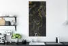 MuchoWow® Poster Marmor - Textur - Grau - Gold - Produktbild-Vorschau 3