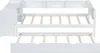 Multifunktionales Kinderbett 90x200 cm mit ausziehbarem Produktbild-Vorschau 22