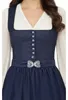 Dirndl Kitzingen 75cm Länge nachtblau 36 Produktbild-Vorschau 3