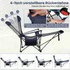 Krzesło kempingowe COSTWAY, składane krzesło wędkarskie z Podgląd zdjęcia produktu 4