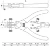 BGS Pinze ad anello elastico per fusibili esterni 165 mm - Anteprima dell’immagine prodotto 3