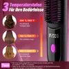 Glättbürste, 2 in 1 Haarglätter Bürste kabellose, mit LED Produktbild-Vorschau 4