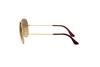 Occhiali da sole Ray-Ban RB3025 Aviator in metallo dorato Anteprima dell’immagine prodotto 2