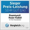 PremiumX 500m BASIC Koaxialkabel 135dB 4-fach SAT Koax Produktbild-Vorschau 7