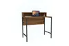 Skye Decor, Uso - Walnut, Black, Schreibtisch, Nussbaum, Produktbild-Vorschau 2