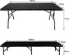Campingtisch Campingmöbel Picknick Koffer 180x74x74cm inkl. Produktbild-Vorschau 7