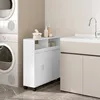 EUGAD Badezimmerschrank auf Rollen, aus MDF, 70x71,5x20 cm, Produktbild-Vorschau 2