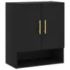 vidaXL Wandschrank Schwarz 60x31x70 cm Holzwerkstoff Produktbild-Vorschau 1