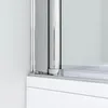 Badewannentrennwand 93.5x140 cm Rahmenlose Duschwand mit Produktbild-Vorschau 6