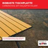 Grafner Campingtisch klappbar 89x58x43cm Holzoptik niedrige Produktbild-Vorschau 5