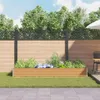 vidaXL Podwyższone łóżko jasnobrązowe 290 x 100 x 36 cm Podgląd zdjęcia produktu 4