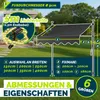 tillvex Klemmmarkise 400 cm Anthrazit mit Solar LED mit Produktbild-Vorschau 6
