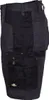 A close-up, side view of black and gray work shorts. Produktbild-Vorschau