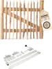 Classic Staketenzaun-Tor Set (silber) aus Edelkastanie, Produktbild-Vorschau 1