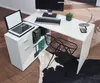 WOHNLING Eckschreibtisch mit Regal Weiß 120 x 75,5 x 106,5 Produktbild-Vorschau 5