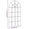 A line drawing of a black arched window. Podgląd zdjęcia produktu