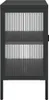 vidaXL Príborník čierny 105x35x70 cm sklo a oceľ Náhľad obrázku produktu 6