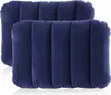 com-four® 2x Aufblasbares Kissen - Komfortables Reisekissen Produktbild-Vorschau 1