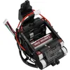 A close-up view of a battery pack with wires and connectors. Náhled obrázku produktu
